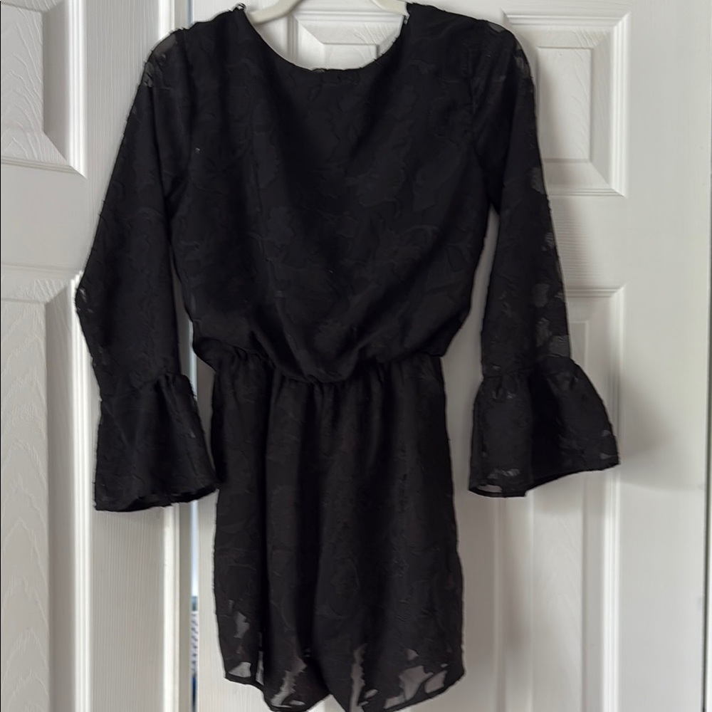 Miami Black Long Sleeve Dress - Picture 3 of 3